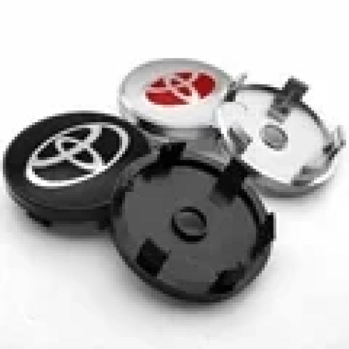 4Pcs 62mm 57mm Car Wheel Center Hub Caps Cover Badge Accessories For Toyota Prado Yaris Hilux Verso Fortuner Supra Corolla Camry