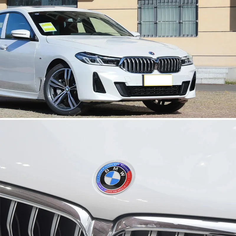 82mm 74mm car Front Hood Emblem rear boot trunk logo For BMW M G20 G32 G11 X3 X5 X4 X6 X7 G30 G12 F40 F30 X1 Accessories