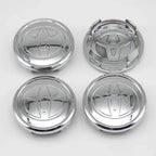 4pcs 57mm+62mm Car Tyre Wheel Center Hub Cap Badge For Toyota C-hr Prado Rav4 Yaris Hilux Prius Avensis Corolla Camry crown