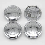 4pcs 57mm+62mm Car Tyre Wheel Center Hub Cap Badge For Toyota C-hr Prado Rav4 Yaris Hilux Prius Avensis Corolla Camry crown