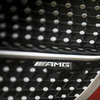Car Front Grille Emblem Decoration Sticker Auto Styling Accessories For Mercedes Benz AMG W204 W205 B180 W221 W447 Smart CLG GLS