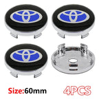 4Pcs Car Wheel Center Hub Caps Emblem Badge Rim Dust Cover For Toyota Corolla Camry Highlander Yaris Prius CHR Auto Accessories