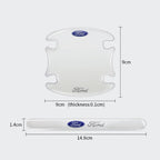 Car Styling Door Bowl Handle Protector Stickers Transparent Anti-scratch Film For Ford Fiesta Mondeo Focus Mk2 Mk3 Ranger Kuga