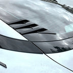2Pcs Universal Bonnet Air Vents Engine Hood Car Exterior Parts Shutter Sticker Car Body Sticker Car Leaf Board Sticker