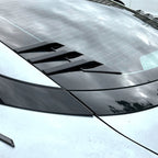 2Pcs Universal Bonnet Air Vents Engine Hood Car Exterior Parts Shutter Sticker Car Body Sticker Car Leaf Board Sticker