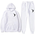 Sports Basketball Brand Sweatshirt Sweatpants Men Women 2 Pieces Sets Tracksuit Fashion Casual Hooded Sportswear Sudadera Hombre