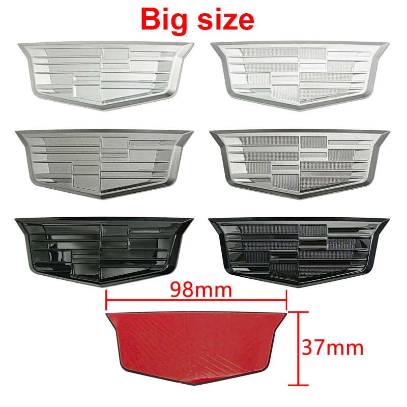 3D ABS Car Fender Side Emblem Sticker for Cadillac ESCALADE ATS BLS CT4 CT6 SRX STS XT4 XT5 SLR XT6 XTS Rear Trunk Badge Decals
