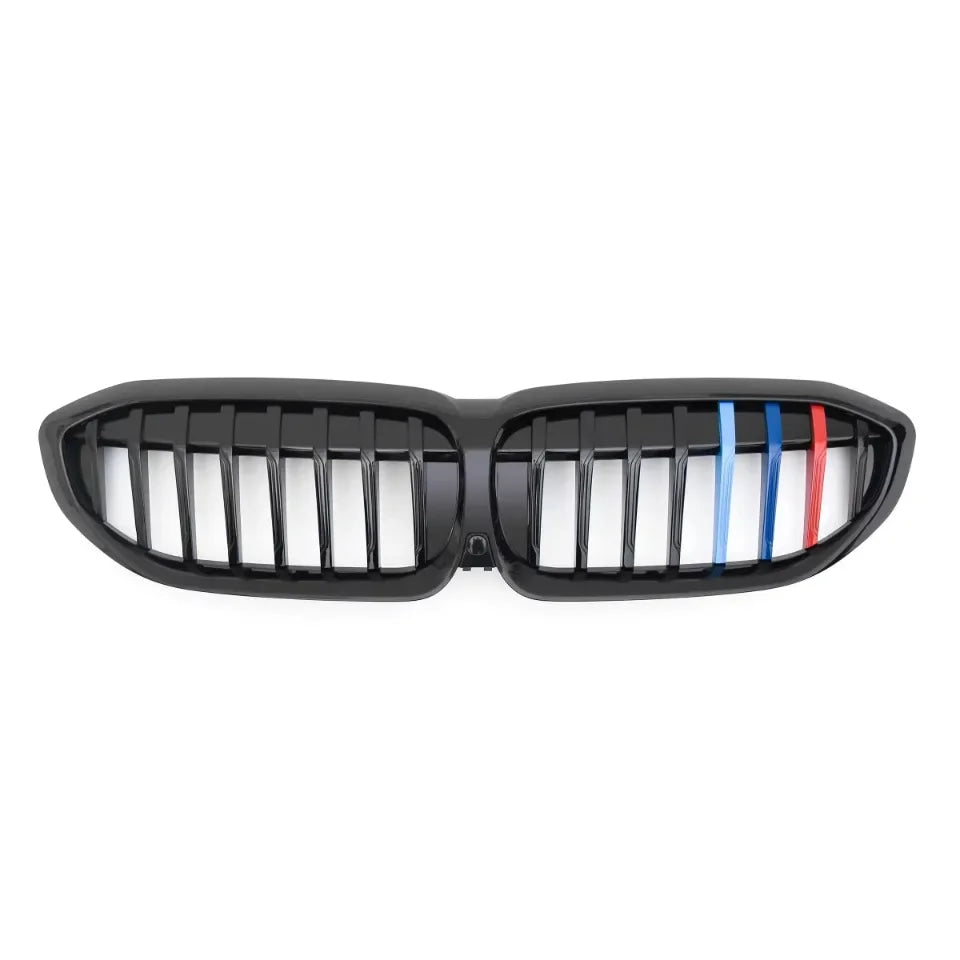 XVIP For BMW G20 3-Series G20 G21 G28 2019-2023 Front Bumper Hood Kidney Racing Grilles Replacement Black Diamond Meteor Style