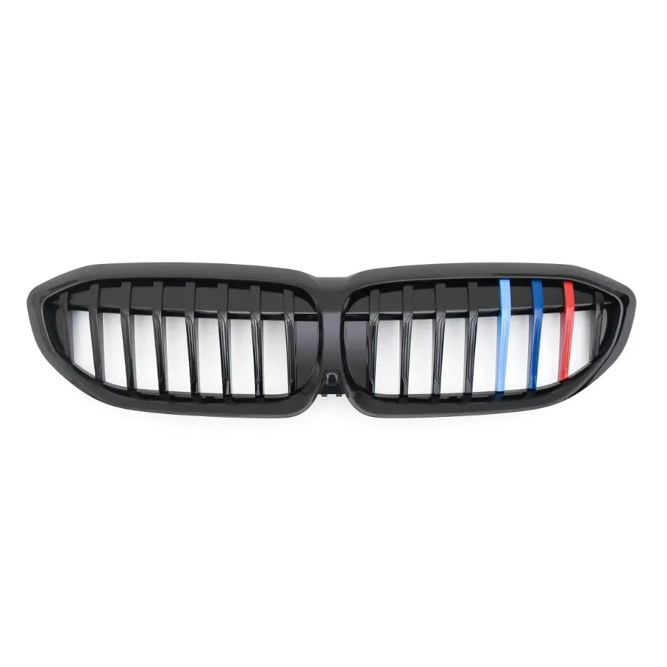 XVIP For BMW G20 3-Series G20 G21 G28 2019-2023 Front Bumper Hood Kidney Racing Grilles Replacement Black Diamond Meteor Style