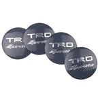4Pcs 56MM Car Styling Aluminum Wheel Center Hub Caps Stickers For Toyota Rav4 Corolla Camry Aqua Yaris Cross Auris TRD GR Sport