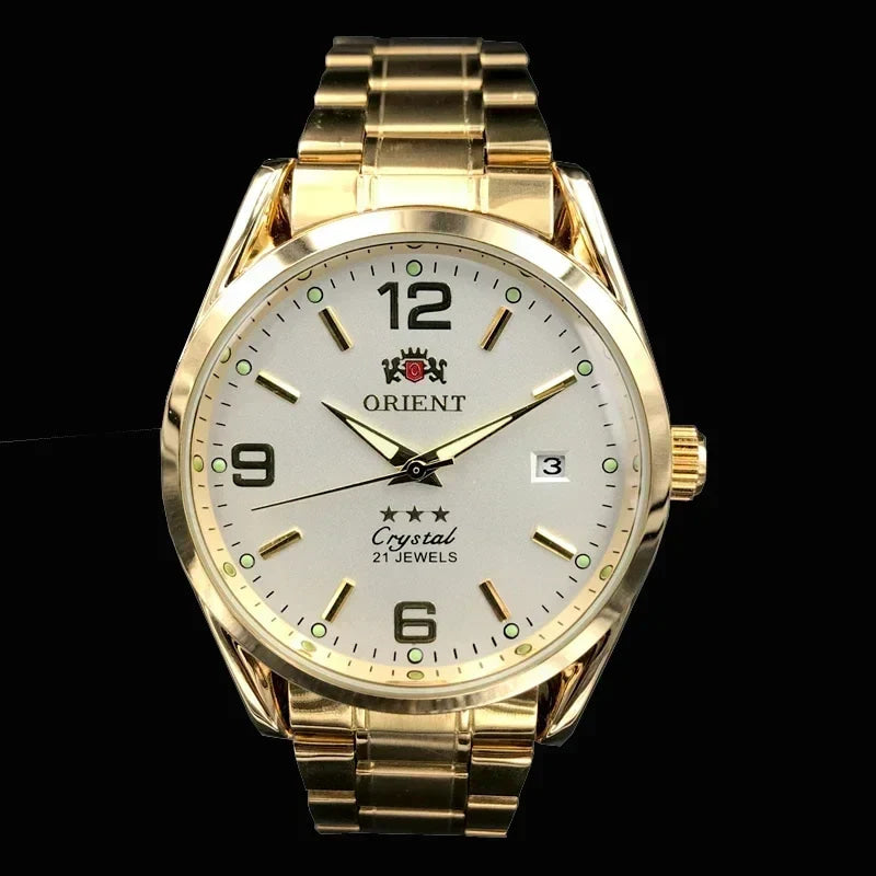 Orient Double Lion Watches High Quality Clock Brand New Top Men's Watch Multi-Function All-Steel Automatic Mechanical Tourbillon