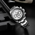 New PAGANI DESIGN PD1644 Luxury Men's Quartz Watch Automatic date Wristwatches Sport 100m Waterproof Chronograph Men Gift