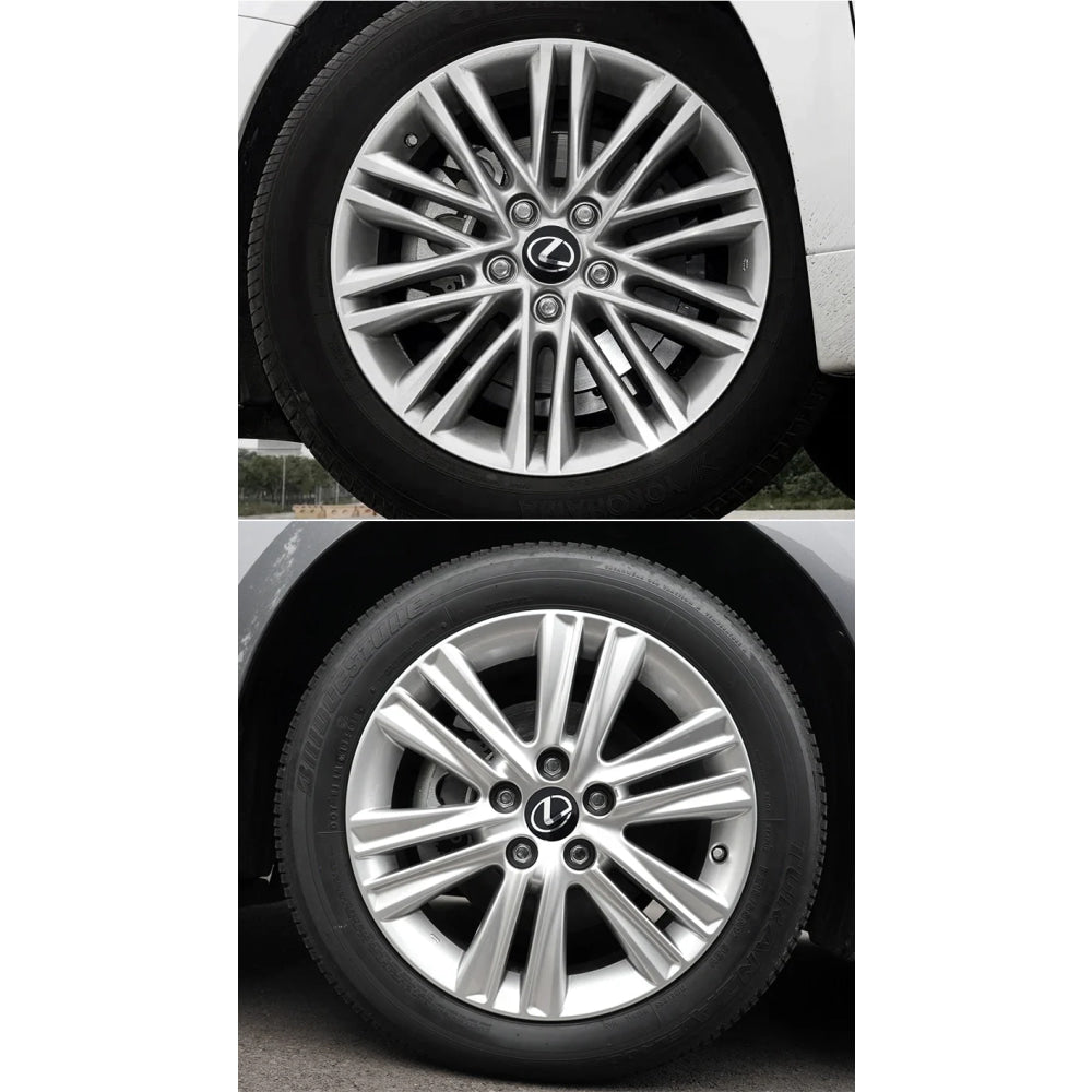 56mm 60mm 65mm Car Wheel Center Emblem Hub Caps Stickers For Lexus RX300 IS200 IS250 ES350 Ct200h UX250h NX300h RX350 ES300h LBX