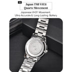 PAGANI DESIGN 2026 NEW Top Ice Blue Dial Men Quartz Watch Japan VH31 100M Waterproof Luxury Dress Watch For Men Reloj Hombre