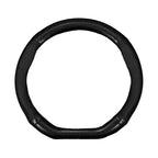 Universal Car Steering Wheel Cover Carbon Fiber Leather Three-dimensional Anti Slip, Timple And Fashionable Car Accessories