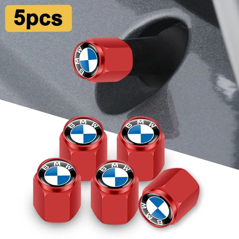 5Pcs Metal Car Styling Wheel Tire Valve Cap Cover Accessories For Bmw M2 M3 M5 Performance E36 E39 E46 E53 E90 E60 E61 E93 X3 X1