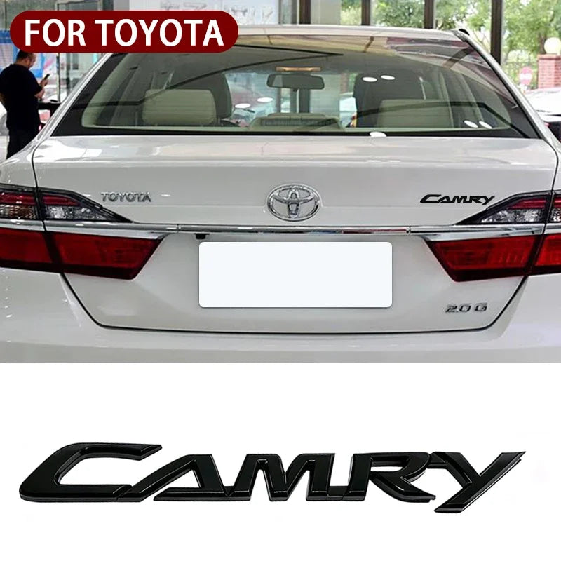 NEW ABS Car Body Trunk Emblem CAMRY Logo Sticker For Toyota CAMRY 2006-2018 Badge Auto Rear Letter Decal Exterior Accessories