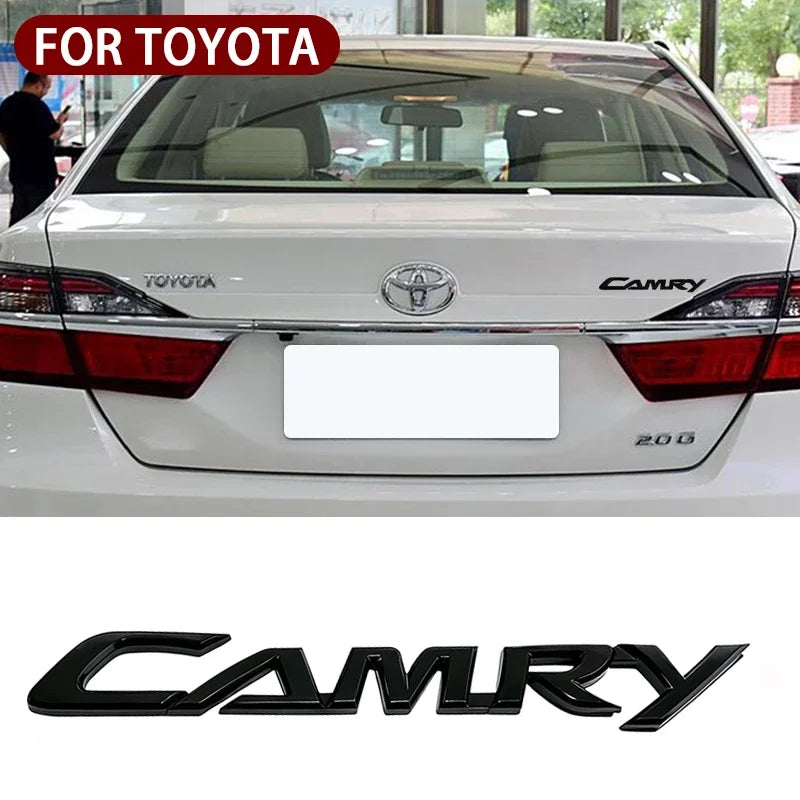 NEW ABS Car Body Trunk Emblem CAMRY Logo Sticker For Toyota CAMRY 2006-2018 Badge Auto Rear Letter Decal Exterior Accessories