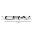 15.4cm Metal 3D Car Stickers Side Fender Badge Styling for Honda CRV Logo 2023 2024 Rear Trunk Emblem Decal Exterior Accessories