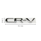 15.4cm Metal 3D Car Stickers Side Fender Badge Styling for Honda CRV Logo 2023 2024 Rear Trunk Emblem Decal Exterior Accessories
