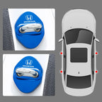 Stickers 4Pcs Car Door Lock Cover Stainless Steel Protector Cap For Honda Odyssey Spirior CR-V Civic HR-V City Accord