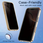 NNBILI 4 protectores de pantalla de vidrio templado de cobertura completa diseñados para varios teléfonos iPhone 17 16 15 14 13 12 11Pro MAX