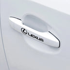 4Pcs Car vinyl Styling Door Handle Decor Stickers Decals Accessories For Lexus LS LC IS350 ES300h ES300 IS220d NX350h RX CT200h