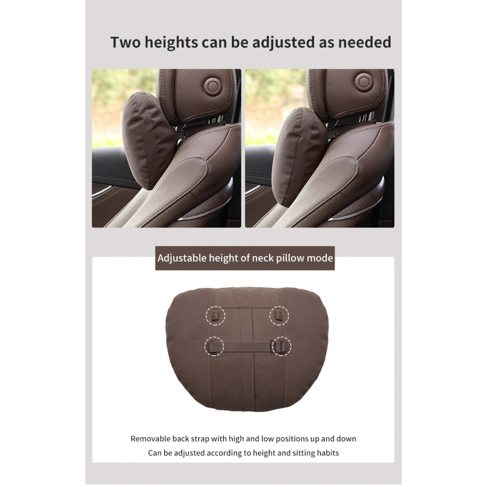 For Ford STline Focus Mondeo Explorer Edge Fiesta Fusion Kuga Escape Auto Headrest Neck Support Lumbar Cushion Soft Neck Pillow