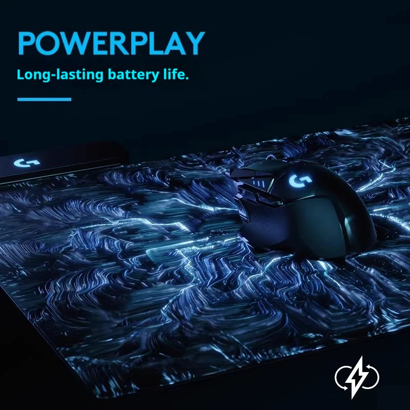 Ratón para Juegos Logitech G502, Cómodo, Ergonómico, Inalámbrico, Alta Sensibilidad, Antideslizante, Apto para Uso Prolongado en Esports