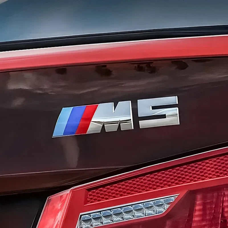 Car Valve Core BMW 3D Electroplating Emblem Stickers Trunk Decorative Stickers For BMW X5 E91 E70 F11 E30 F31 X3 F25 E61 E83 X1