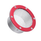 Car Air Vent Racing Intake Bumper Vent Inlet Duct Cold Air Filter Dust Air Duct Grille 3inch Universal  For Benz BMW Audi