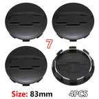 4PCS ABS Wheel Center Covers Hub Caps Badge for Chevrolet Malibu AVEO Corvette CRUZE EQUINOx IMPALA LACETTI TRAX ORLANDO Car Acc