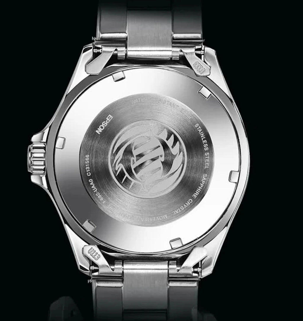 Orient Automatic Mechanical Diver Watch for Men 200M Waterproof Red Dial Stainless Steel Band Day Date Display Sport Wristwatch