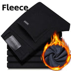 Wthinlee, Nuevos Jeans Casuales para Hombre, Corte Recto, Elásticos, Clásicos, Azules y Negros, Pantalones de Mezclilla para Trabajo, Ropa Masculina