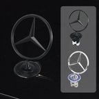 Car Bonnet Label Badge 3D Star Zinc Alloy Car Front Hood Emblem Mercedes Benz  W203 W204 W205 W206 W212 W213 W222 W223 E300