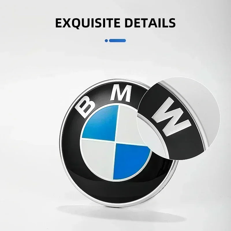 1pcs 78mm 51141970248 Car Emblem Reartrunk Logo Badge Styling Accessories for BMW E66 E53 X5 E46 E39 E38 E90 E60 E36 F30 F20 F10