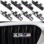1Pcs  3D ABS Plastic M Series Decor Badge, Front Grille M Sport Logo Car Styling Trim Accessories for BMW M Competition Mo