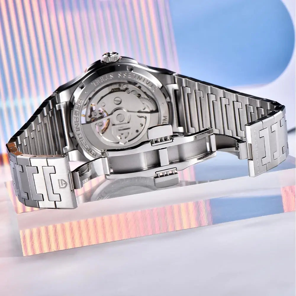 PAGANI DESIGN New 42MM Hollow Tourbillon Luxury Men Mechanical Watch Sapphire Glass Automatic Watches For Men Relojes hombres