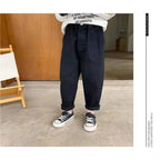 Baby Boys Pants Spring Autumn Cotton Kids Boy Girl Loose Pants Cargo Pants Children's Casual Sports Trousers