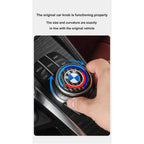 4.5CM 4.8CM Carbon Fibre Car Center Console Knob Stickers Decoration Accessories For BMW 1 2 3 4 5 6 Series GT Z4 X3 X4 X5 X6 X7