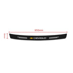 Carbon Fiber Car Rear Bumper Trunk Guard Protected Sticker for Chevrolet Malibu Captiva Cavalier Onix Aveo Silverado Chevy Tahoe