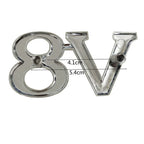 Car Styling Metal V8 Car Front Grille Emblem Badge For Ford Chevrolet Dodge Skoda Volkswagen SEAT BMW Fiat Toyota Infiniti