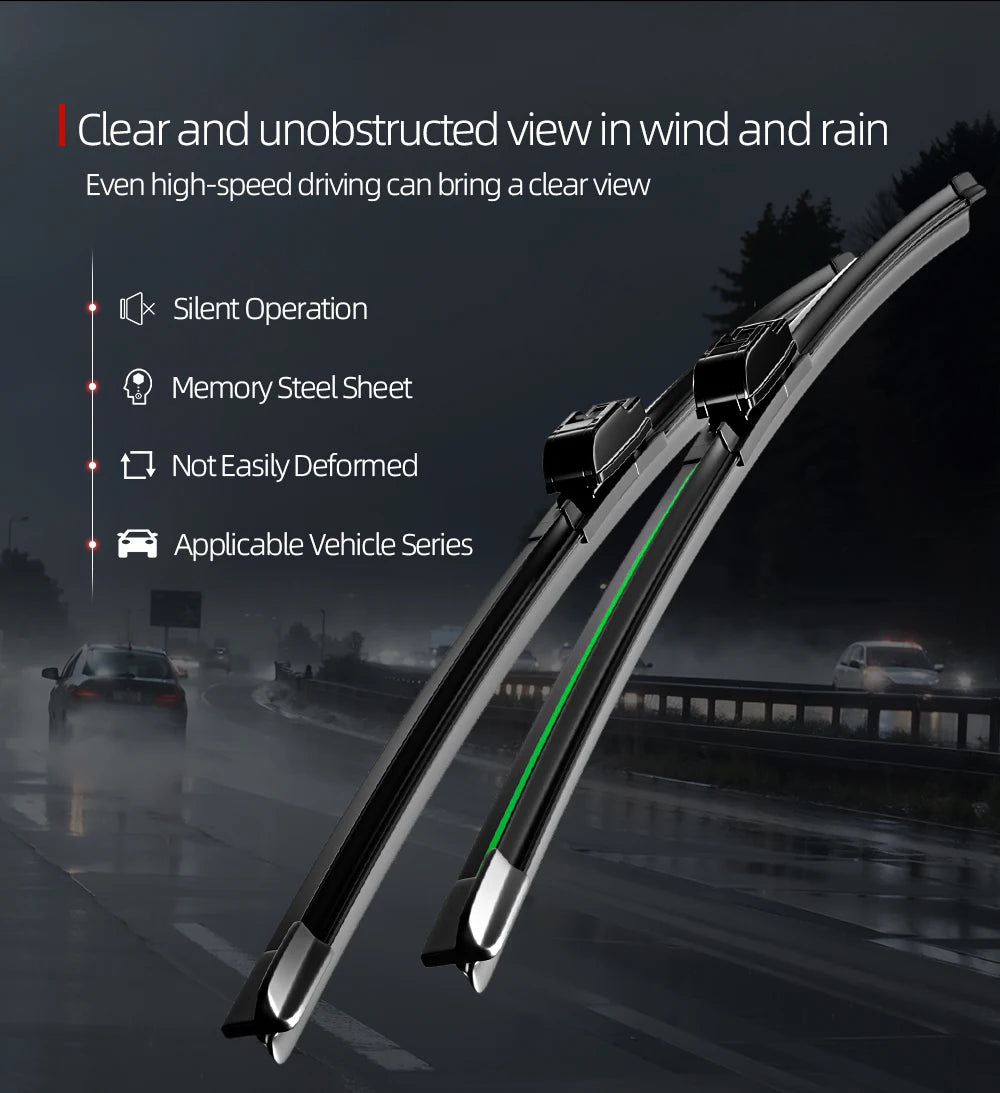 For Chevrolet Bolt EV 2016-2023 Front Windshield Wiper Blades 2pcs Windscreen Window Accessories 2017 2018 2019 2020 2021 2022