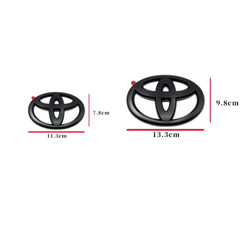 Autocollant emblème de coffre de voiture ABS noir brillant argenté pour Toyota, badge arrière CAMRY, lettres décoratives, access