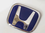 For Honda Civic Accord City H-Sticker Interior Modification CRV Jade Fit Acrylic Car Steering Wheel Emblem Odyssey Hybrid