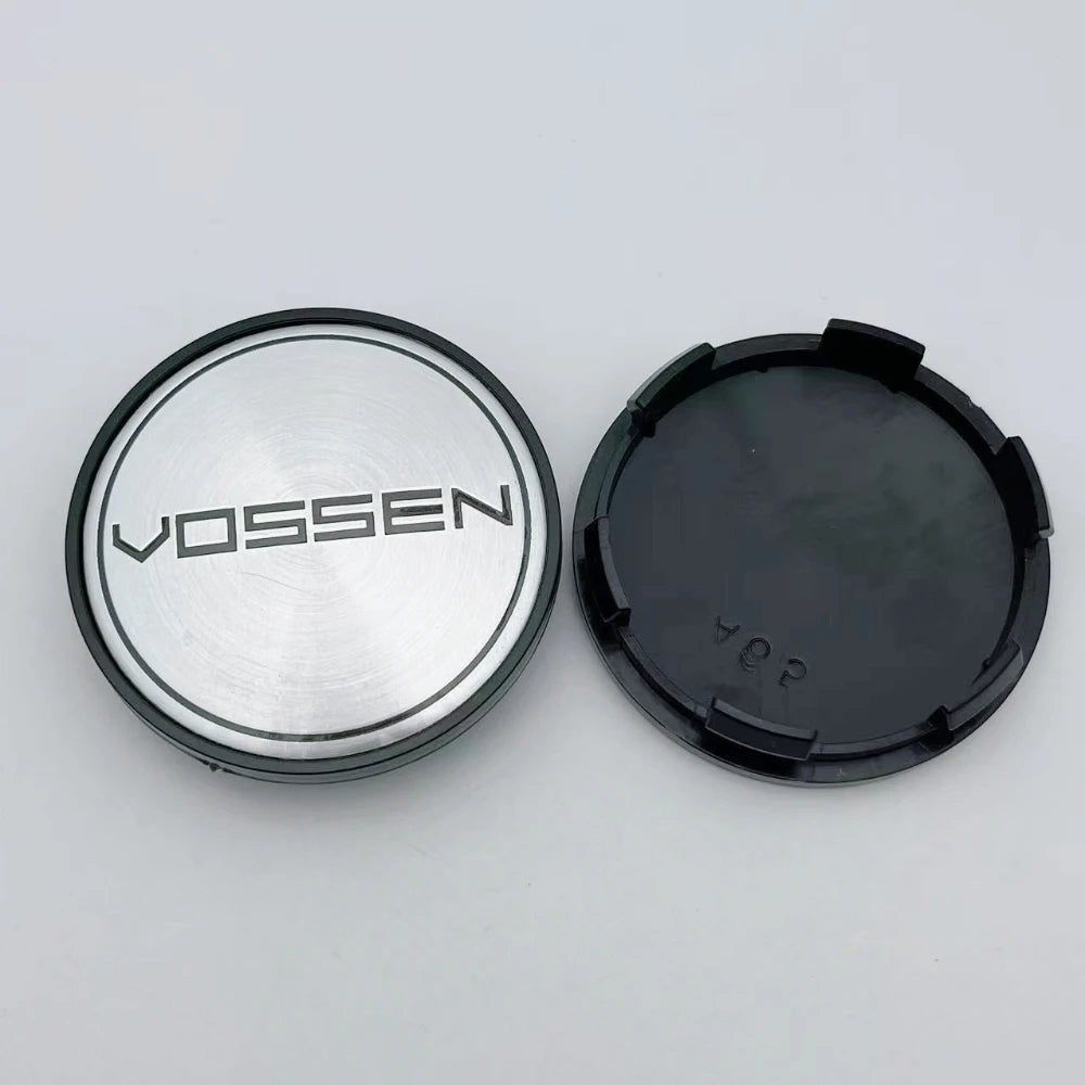 4pcs 65MM 59MM Vossen Logo Emblem Badge Car Wheel Center Caps Wheel Hubcap Hub Center Dust Cover Replace Car Styling Accessories