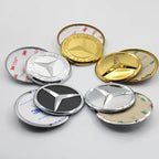 1Pc 52mm 57mm Car Steering Wheel Center Emblem Stickers For Mercedes Benz AMG W203 W206 W205 W211 W212 W210 W201 Badge Accessory
