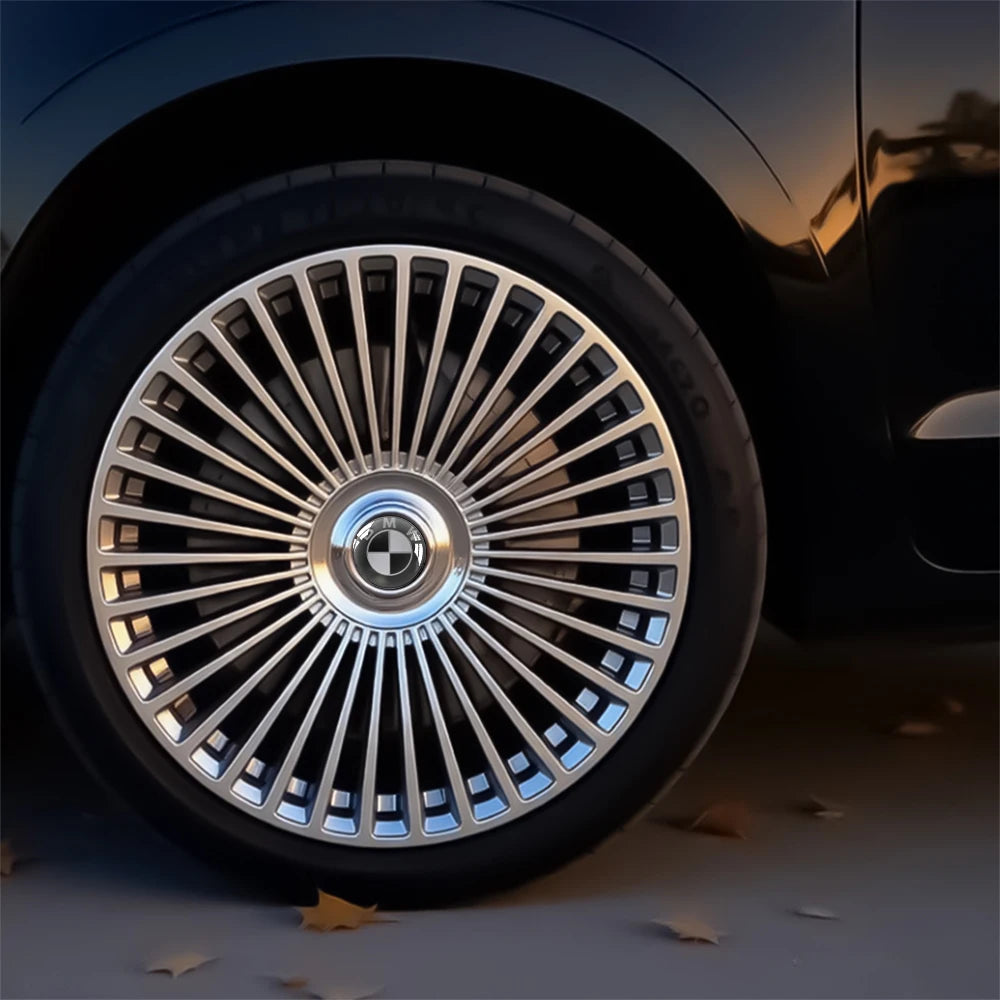 4Pcs 183mm Floating Car Wheel Center Caps Rims Hub Cover For BMW 50TH M Performance M3 M5 M6 F01 F20 F10 F13 F15 F16 F30 F34 F32