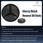Front Grill Star Emblem  Logo Badge For Mercedes BenzX253 GLE GLC GLS W166 C292 X166 2016-2019