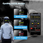 LED Helmet Display ,Motorcycle Helmet Tail Light Helmet Warning Light Moto Accessories